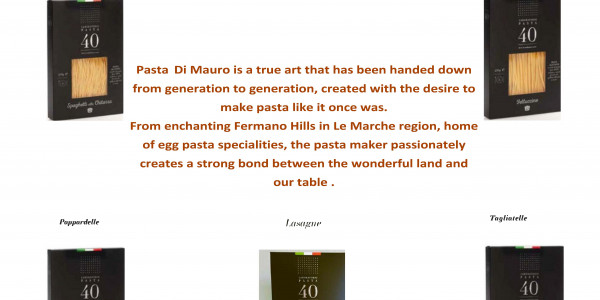 NEW PASTA SHAPES FROM DI MAURO'40