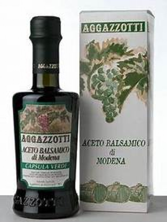 Aggazzotti 204 Aceto Balsamico Capsula Verde 6x250ml Bottles