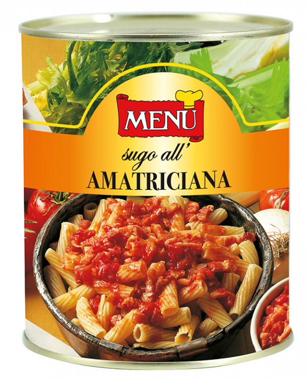 Menu CL1X Sugo alla Amatriciana 6x830g Tins