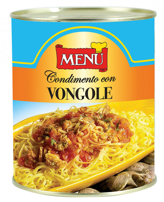 Menu CP1X Condimento con Vongole 6x830g Tins