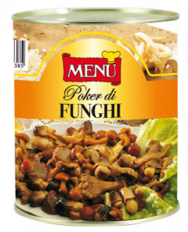 Menu G71X Poker di Funghi 6x780g Tins