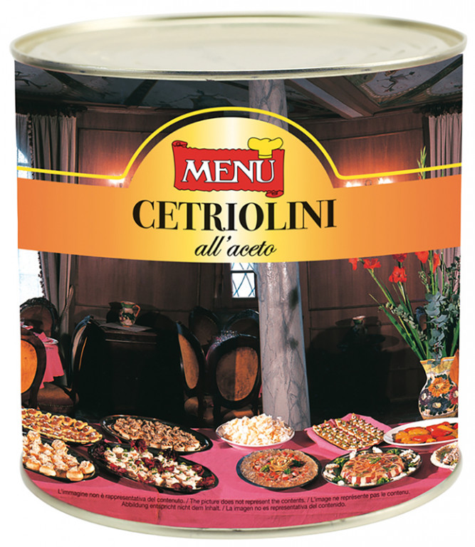 Menu T13 Cetriolini all' Aceto 6x2500g Tins