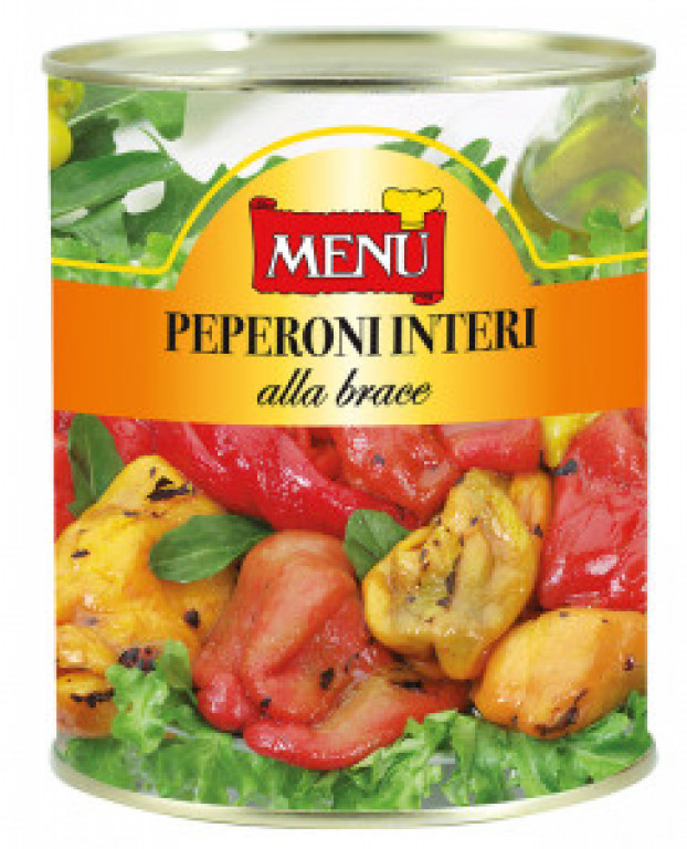 Menu TT1X Peperoni Interi alla Brace (skinless) 6x800g Tins