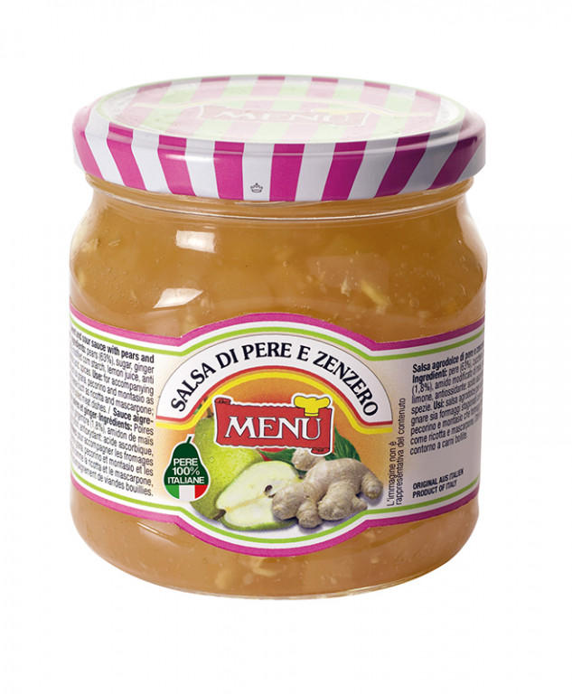 Menu TV7 Salsa Pere e Zenzero 6x450g Jars *OD*