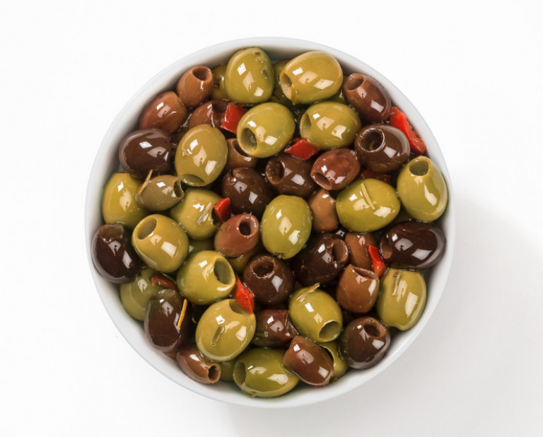 Menu UO1X Tris di Olive Piccante Denocciolate 6x780g Tins