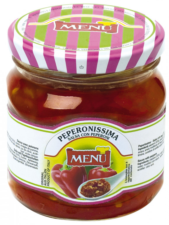 Menu VO7 Salsa Peperonissima 6x450g Jars