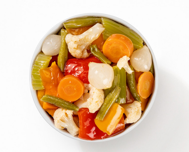 Menu WO3 Giardiniera all’Emiliana Pickled Vegetables