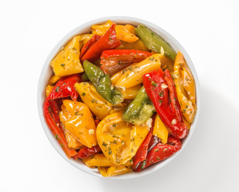 Menu XJ1X 'Arricciati' Semidried mixed Peppers 6x800g Tins *OD*