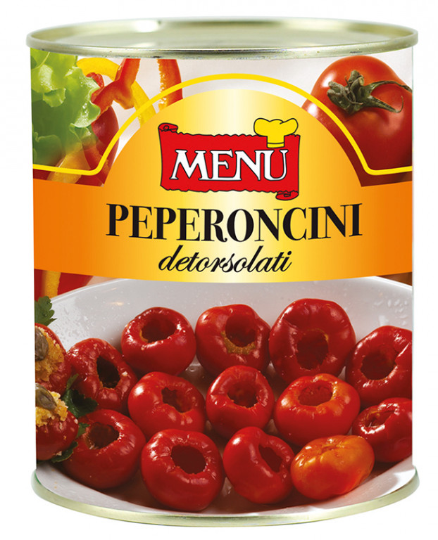 Menu Z11X Peperoncini Detorsolati 6x790g Tins